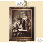 تابلو فرش تاج گذاری ، مهر مادر