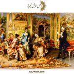 تابلو فرش دستباف شاعر جوان