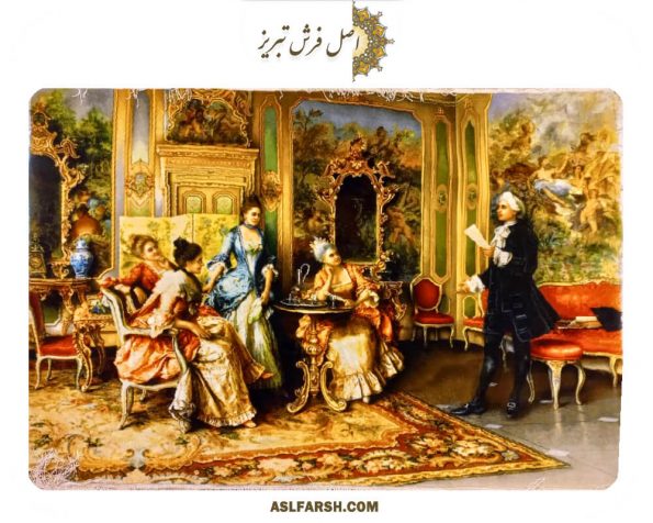 تابلو فرش دستباف شاعر جوان