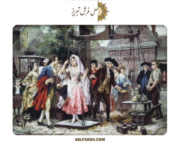 تابلو فرش دستباف مهریه