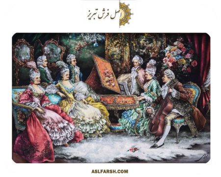 تابلو فرش دستباف شب کنسرت