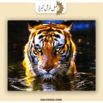 تابلو فرش دستباف ببر
