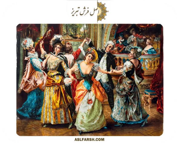 تابلو فرش دستباف رقص