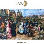 تابلو فرش دستباف لندن