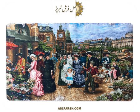 تابلو فرش دستباف لندن