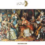 تابلو فرش دستباف کلاس موسیقی