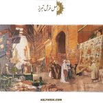 تابلو فرش بازار اورشلیم