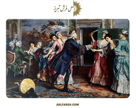 تابلو فرش دستباف چشم بند