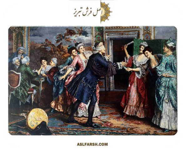تابلو فرش دستباف چشم بند
