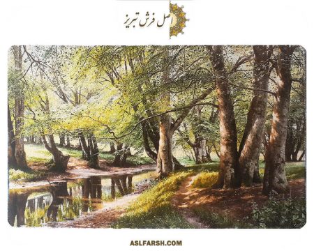 تابلو فرش منظره مرداب