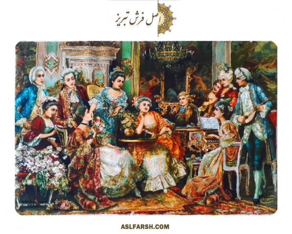 تابلو فرش دستباف پیانوزن