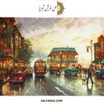 تابلو فرش دستباف سانفرانسیسکو