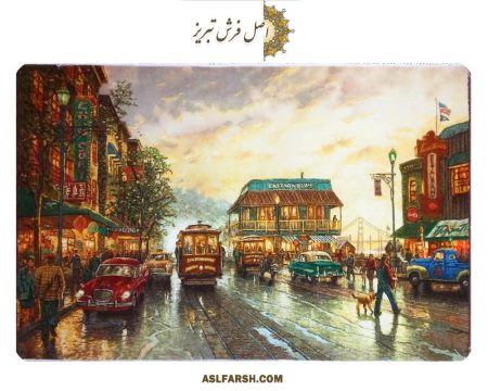 تابلو فرش دستباف سانفرانسیسکو