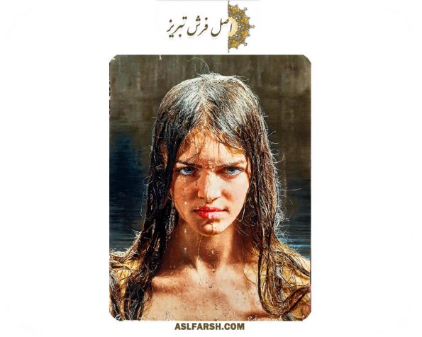 تابلو فرش دختر دریا