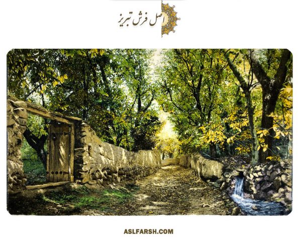 تابلو فرش کوچه باغ