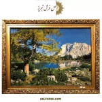 تابلو فرش دستباف طرح منظره هیمالیا