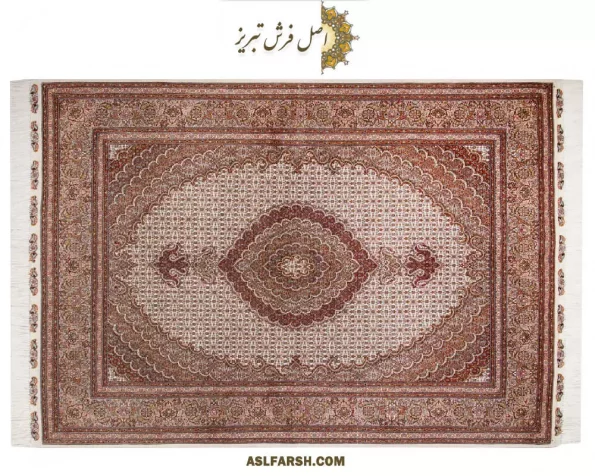 فرش دستباف سه متری طرح ماهی