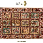 فرش دستباف ذرع و نیم گلستان