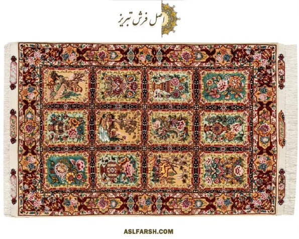 فرش دستباف ذرع و نیم گلستان فرش دستباف ذرع و نیم گلستان