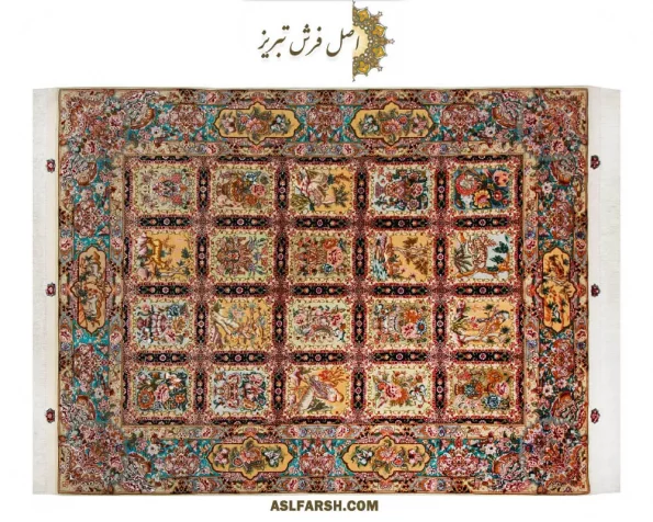 فرش دستباف سه متری گلستان کد 5017