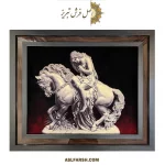 تابلو فرش دستباف بانو لیدی گودیوا