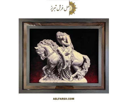 تابلو فرش دستباف بانو لیدی گودیوا
