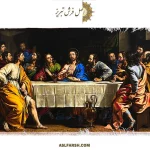 تابلو فرش دستباف شام آخر حواریون