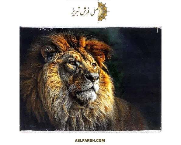 تابلو فرش دستباف کله شیر
